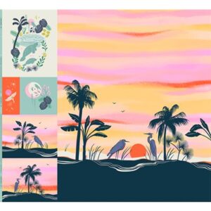 Florida Digital Packaged Panel  By Moda - Multiple Of 2