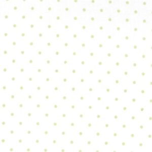 Essential Dots By Moda - White/Spring Green