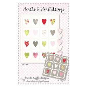 Hearts And Heartstrings Pattern By Acorn Quilt & Gift Co. For Moda - Minimum Of 3