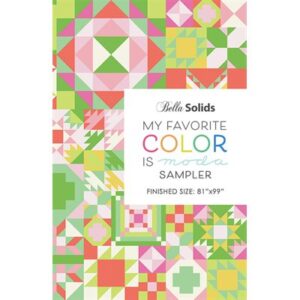 My Favorite Color Is Moda Sampler Pattern Booklet By Moda - Packs Of 6